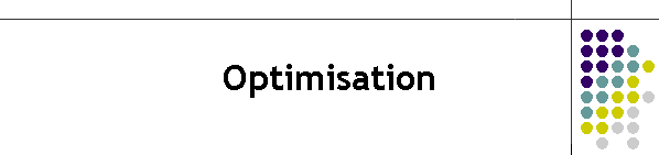 Optimisation